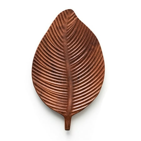 

OOKWE Best Decorative Wooden Salad Snack Plate Dessert Platter Unique Appetizer Plates