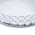 thumbnail image 3 of Bandeja VoiceFly Crystal decorativa con espejo, color plateado, 3 of 7