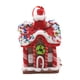 thumbnail image 1 of Figura colgante de casa de pueblo navideña, adorno navideño para centros comerciales, corona Estilo C, 1 of 9