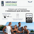 thumbnail image 2 of Men's Daily: Multivitamínico para Hombre 4 en 1 Eternal Nutrition 200 Cápsulas 1560 mg, 2 of 5