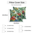 thumbnail image 2 of Tropical Plants Outdoor Pillow Covers 24x24 Inch Throw Pillow Covers Set of 2 Waterproof Decorative Pillow Cases Summer Rustic Monstera Palm Leaves Birds Green Cushion Covers for Patio Furniture, 2 of 8