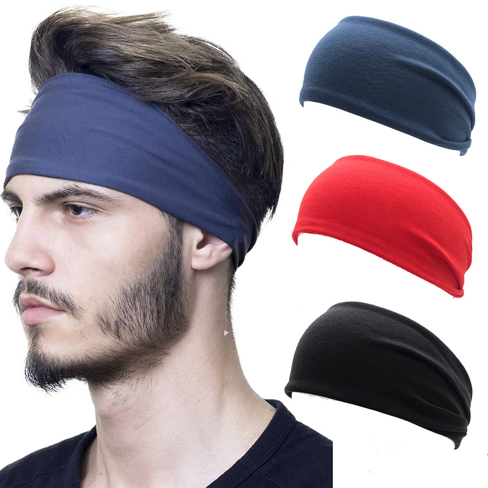 Details about   5 PCS Sports Headband Running Fitness Yoga Sweat-absorbent Non-slip Headbands 