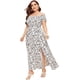 thumbnail image 1 of Vestido largo con hombros descubiertos y estampado floral bohemio para mujer Ormromra, 1 of 1
