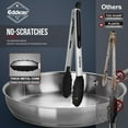 thumbnail image 3 of Eddeas Pinzas De Cocina Con Puntas De Silicona Pinzas Para Cocinar Pinzas De Bloqueo De Acero Inoxidable Resistentes Al Calor De 600 Grados - Pinzas De Silicona De 7, 9 Y 12 Pulgadas, Antiadherentes,, 3 of 7