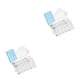 thumbnail image 2 of Bearachild PU Leather Notebook Binder Clear Binder Pockets Budget Envelope Azul 2piezas, 2 of 4