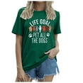 thumbnail image 1 of TINZ T-Shirt Décontracté pour Femmes à Imprimé, Manches Courtes, Col Rond, T-Shirt Graphique pour Usage Quotidien, Très Grande Taille, T-Shirts pour Femmes, T-Shirts pour Femmes, 1 of 4