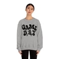 thumbnail image 2 of Game Day Baseball Catcher Women's Vintage Crew Neck Unisex Retro Sweatshirt, 2 of 4