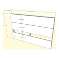 thumbnail image 3 of Nexera Karibou 4 Piece Bedroom Set, Truffle, 3 of 9