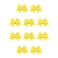 thumbnail image 3 of Sonducket Banda para el cabello grande Nudo de lazo Grueso Elástico Coleta Titular Bobbles Scrunchies para Mujeres Niñas Accesorios Multicolor Amarillo Amarillo 10piezas Sonducket CBP458608, 3 of 4