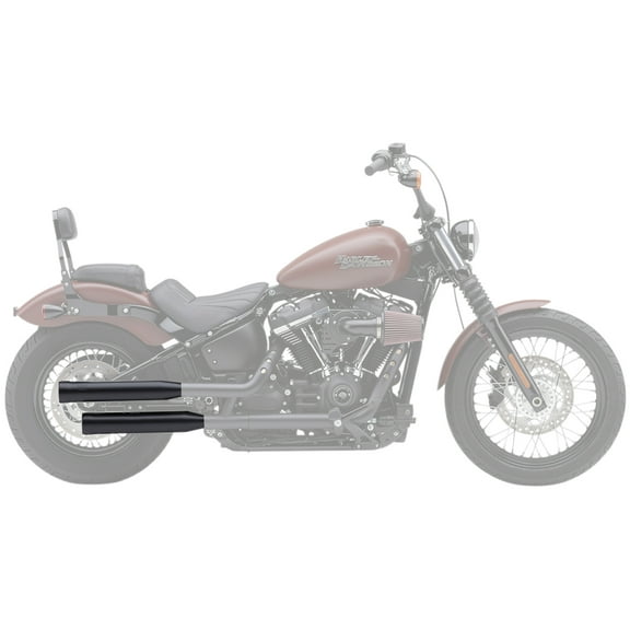 Cobra 3" Neighbor Hater Raven Black Slip-On Mufflers (6047B)