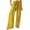 501_Yellow, variant on QIJUNTUO Vintage Art Print Cotton And Linen Casual Pants Wide Leg Trousers With Pockets Pants for Women Trendy White