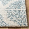 thumbnail image 4 of SAFAVIEH Abstract Rachelle Trellis Wool Area Rug, Ivory/Blue, 2' x 3', 4 of 11