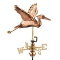 thumbnail image 2 of Good Directions 8805V1R Blue Heron Cottage Weathervane - Blue Verde Copper with Roof Mount, 2 of 9