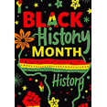 thumbnail image 3 of Vibrant Black History Month Banner with African Map Fist Raising Flowers and Fireworks Party Backdrop Decorations for Celebrations Events Community Gatherings Photo Props, 3 of 7