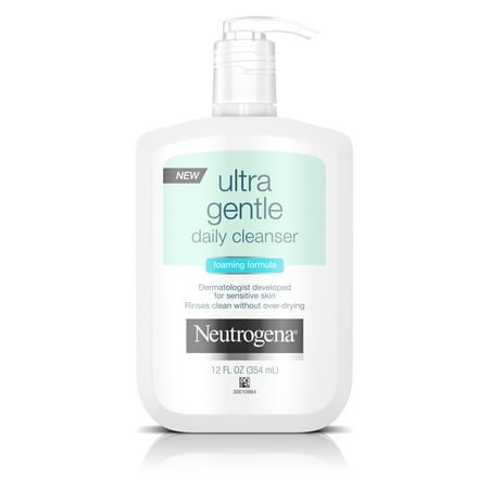 Neutrogena Ultra Gentle Daily Foaming Facial Cleanser, 12 fl. (Best Cleanser For Pimples)