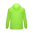 thumbnail image 5 of Baberdicy Gentleman Jacket Summer and Autumn Men and Women's Lightweight Windproof and Sunscreen Clothing with Fluorescent Zippers Plus Size Tops Green, 5 of 5