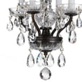 thumbnail image 5 of 5534-EB-CL-I Crystorama Lighting Traditional Crystal - 15 Inch 4 Light Chandelier-Italian Crystal Type-English Bronze Finish   -Traditional, 5 of 9