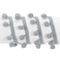 thumbnail image 3 of Uxcell 10 Yards Pom Pom Ball Fringe Trim Ribbon Sewing Trim DIY Crafts, 12mm Grey, 3 of 6