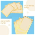 thumbnail image 3 of FONDOTIN 12 Sheets Sports Certificates Paper Golden Text Standard A4 Volunteers, 3 of 5