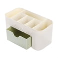 thumbnail image 1 of Makeup Organizer Storage Box With Drawer Cotton Swab Stick Storage Case, 1 of 8