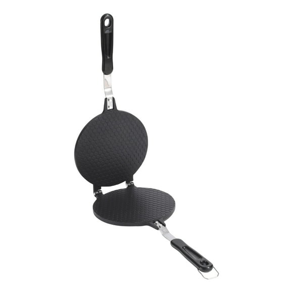 Egg Roll Press Mold Nonstick Aluminum Alloy Crepe Maker for Waffles Egg Rolls Ice Cream Cakes Baking Tray 39 cm x 17 cm