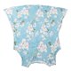 thumbnail image 5 of Women Sleeveless Dress Round Neck Floral Printing Summer Beach Dress with Side Pockets Light Blue XXL, 5 of 25