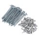 thumbnail image 1 of 48 Set de Radios de Bicicleta 10G 75mm Radios de Rueda de Bicicleta Acero al Carbono Galvanizado Tono Plateado, 1 of 7