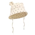 thumbnail image 6 of SAWOBUUN Baby Summer Sun Hat Infant Boys Girls Foldable Breathabl Hat with Bear Ears Adjustable Wide Brim Bucket Hat Cap, 6 of 9