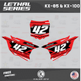 thumbnail image 2 of Kalair GFX Graphics Kit for Kawasaki KX85 (2014-2021) Lethal Series, 2 of 5