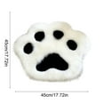 thumbnail image 2 of Carpet Pads for Area Rugs, Black Long-Pile Decorative Rug 45x45cm for Bedside and Pet Sleeping, Soft Bedside Rugs for Bedroom, 2 of 7