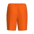 thumbnail image 5 of Gaeub Orange Scales Printed Men's Short Pajama Pants, Lightweight Lounge & Sleep Bottoms Keep You Cool - Small, 5 of 9