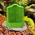 thumbnail image 4 of Reptile Feeder Bowl with Strong Suction Cups | Hanging Lizard Gecko Feeding Dish | Climbing Ladder Ventilated Design | Anti-Escape Tray | Glass Terrarium Tank Compatible | Multiple Sizes, 4 of 8