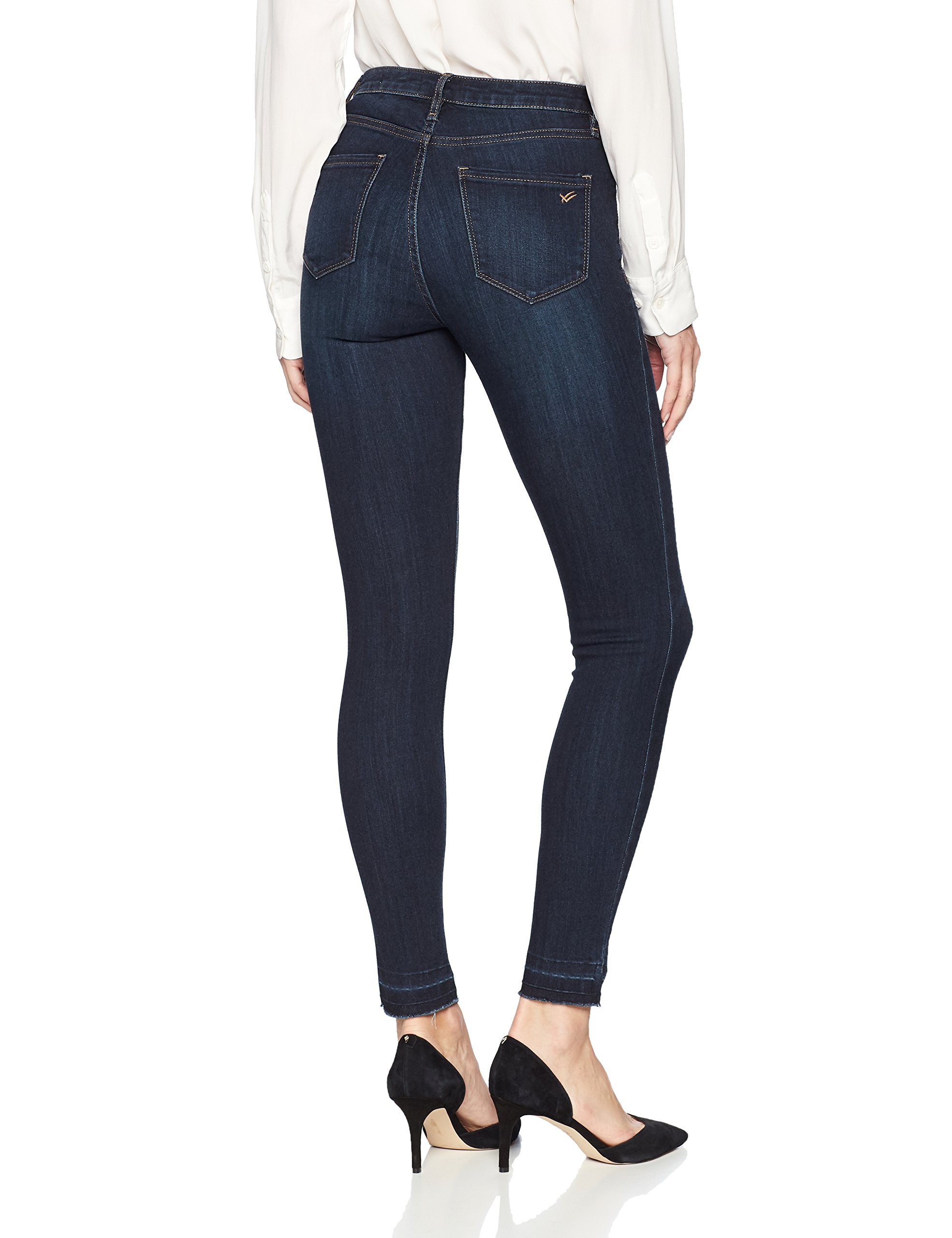 sculpted high rise skinny jeans
