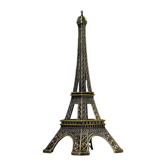 Estatua de Torre , modelo de Torre , accesorio fotográfico de hierro resistente, figura decorativa para mesa, dormitorio, estantes, 25 centímetros