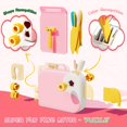 thumbnail image 3 of Herramientas de cocina Montessori Lullulii para niños pequeños, cuchillos para cocinar de verdad, juego de cuchillos para niños pequeños con caja de almacenamiento, cuchillos seguros para niños, juego, 3 of 8