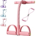 thumbnail image 1 of 8 Tube Multifunction Pedal Resistance Band,New Sit up Leg Stretch Rope Ankle Puller with Handles,AB Training Auxiliary Device Workout Equipment for Women Men, 1 of 8