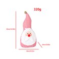 thumbnail image 2 of Injueey Muñeco de tela, adorno de Navidad, juguete para niños, mano de obra fina, ahorro de espacio, accesorio DIY, adorno, regalos dulces, suministros Kits de decoración para fiestas Rosado Injueey HA070783-01, 2 of 6