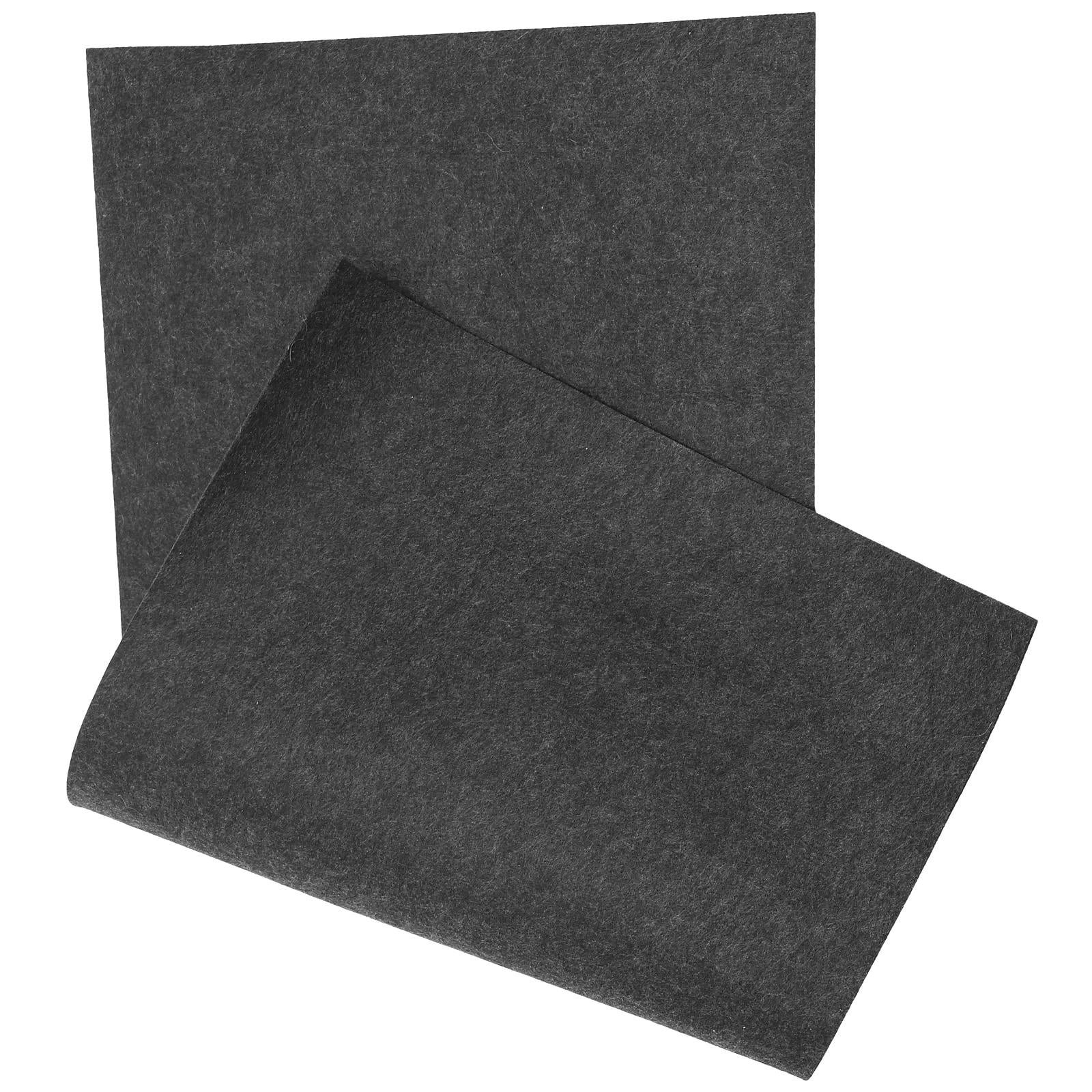 OUNONA Grey Non-Woven Felt Fabric 3mm Thick for Sewing, Quilting, Crafts, Projects and Uses