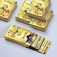 thumbnail image 5 of 11-110Pcs Cards Gold Foil Golden Letters English Spanish French German Game Card Metalicas Charizard Vmax Gx Series Gift, 5 of 5
