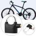 thumbnail image 1 of Fdit Black Anti-theft Security Padlock Waterproof Siren Alarm Lock for Motorcycle Bicycle Door Windo, Window Lock, 1 of 10
