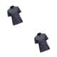 thumbnail image 1 of Chaqueta de chef Qarigey Ropa de cocina manga corta simple Gris XL 2piezas, 1 of 1