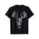 thumbnail image 2 of Playera Unisex para AdultoWhitetail Deer Hunting - American Flag on Buck Skull Men's T-Shirt Tee For Adult, Men, Women, Teen, Teenager, Adolescent, YouthFather's Day, Mother's Day, New Year, Spring, 2 of 6