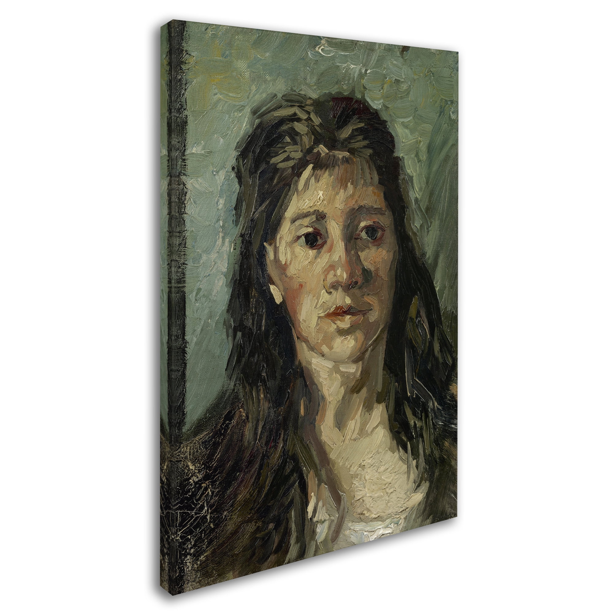Trademark Fine Art People Canvas Art ' Head Of A Prostitute ' by Van Gogh
