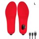 thumbnail image 4 of Naiovety Plantilla térmica con 2 modos de Control remoto para acampar, mochilero, calentador de pies eléctrico recortable, forro para zapatos, Ropa Deportiva, Zapatos L(41-46), 4 of 6