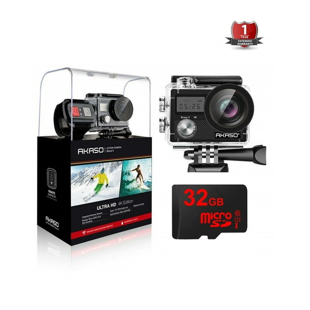 4K WiFi Sport Action Camera AKASO Brave 4 Ultra HD EIS Waterproof DV