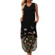 thumbnail image 1 of Vestido largo de chaleco con bolsillo para mujer con cuello en V estampado sin mangas a la moda para mujer sexy Pompotops  ghjkhdj7494, 1 of 7
