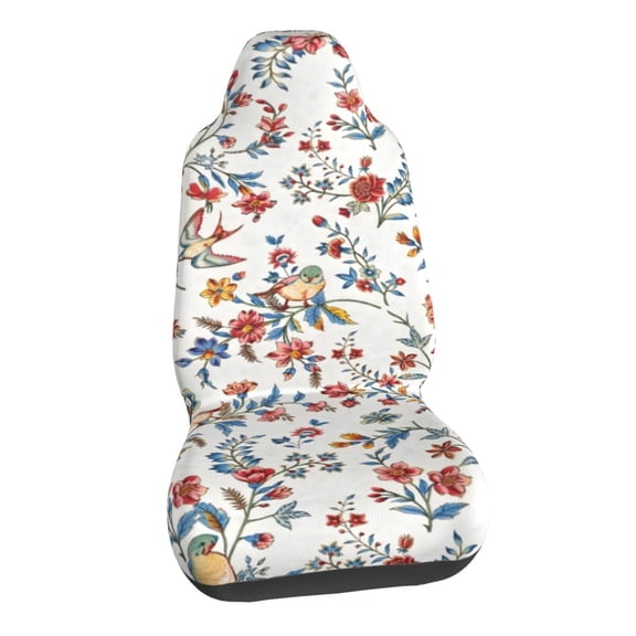 Bird Floral Car Seat Covers Stretch Car Seat Protectors Universal Fit