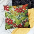 thumbnail image 2 of Christmas , Outdoor Decorative Throw Pillows for Couch, Green Winter Decor Cushion Cover Pillowcase for Bed Car Safa, 2 of 5
