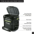 thumbnail image 4 of Titan by Arctic Zone 36 Can, 24 Quart Welded Soft Cooler with Waterproof Exterior & Leak Proof Latch, Black, 4 of 13