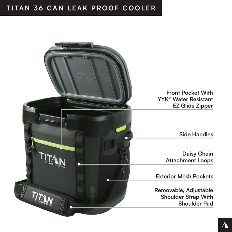 Titan by Arctic Zone 36 Can, 24 Quart Welded Soft Cooler with